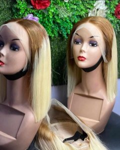Full frontal blonde wig