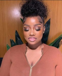 Full lace water curl wig, human hair