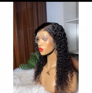 Human hair Full frontal wig