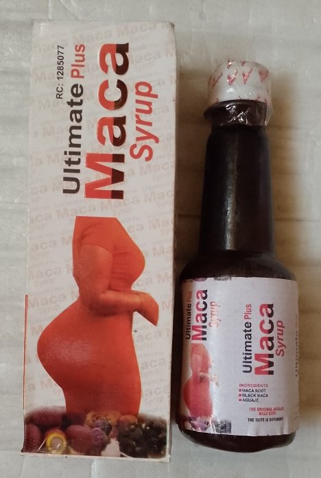 Ultimate Plus Maca Syrup for Butt and Hips Enlargement