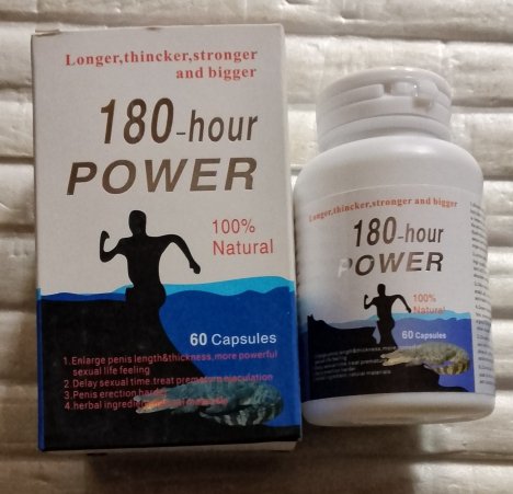 180Hour Power Capsule for Penis Enlargement